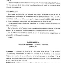 Asamblea de Facultad Regional