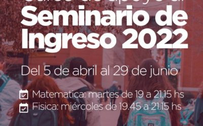 Curso de apoyo al Seminario de ingreso 2022