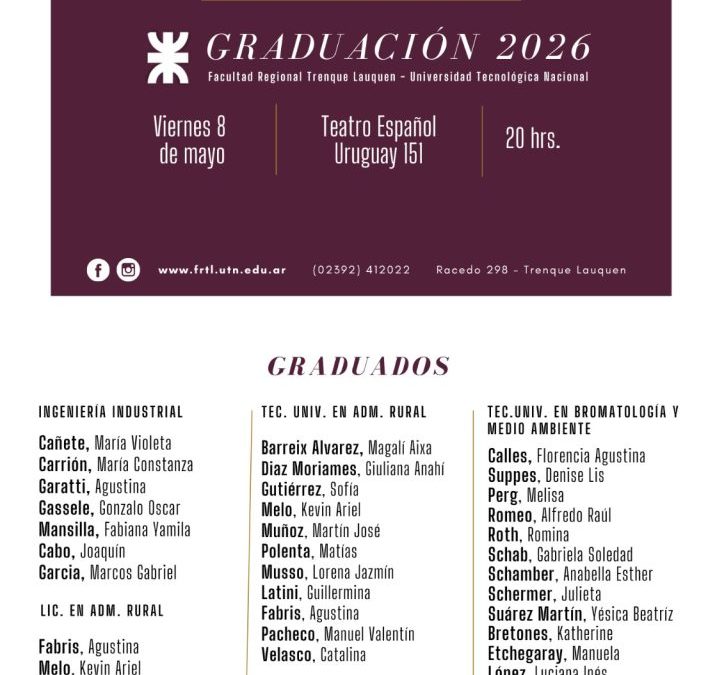 Graduación 2026