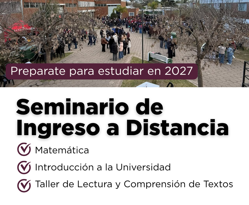Seminario de Ingreso a Distancia